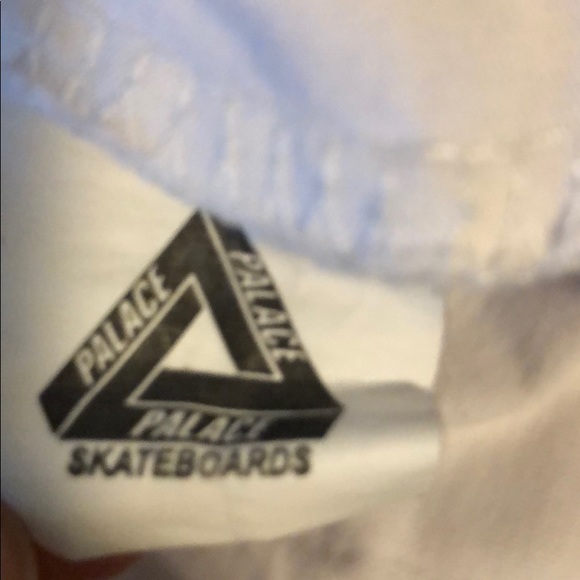 Palace Tri-Ferg Smudge T-Shirt White - Picture 8 of 9